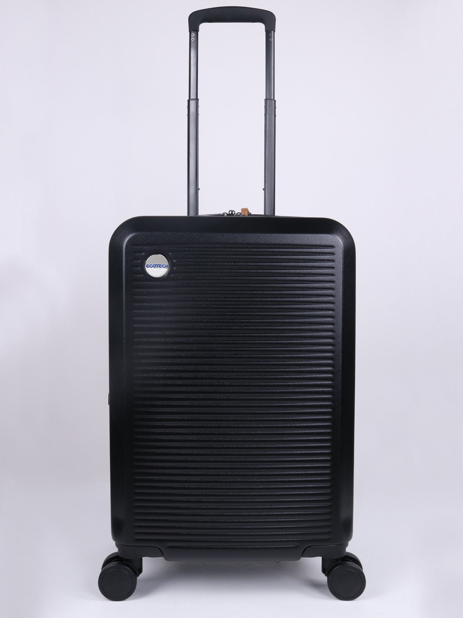 ECOTECH SPINNER CARRY ON LUGGAGE, BLACK